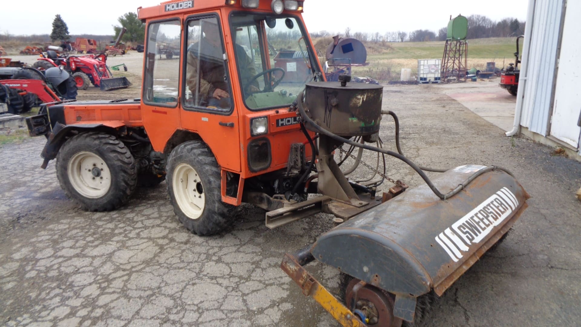 Holder C500 UTV w/ Broom Hodges Farm Equipment Inc.